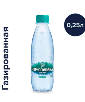 Вода Черноголовка с газом 0,25 л