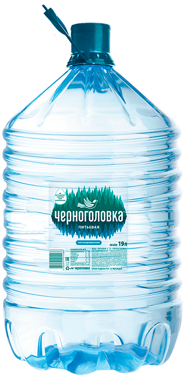 Вода Черноголовка 19 л, одноразовая тара