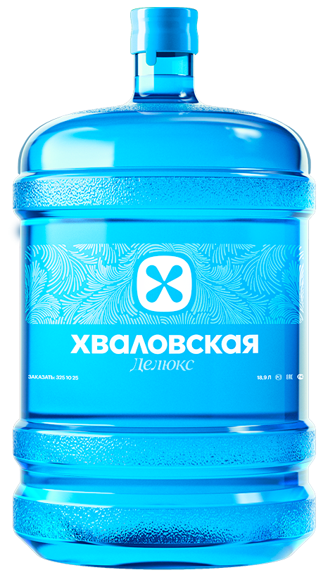 Вода Хваловская Deluxe 18,9 литров