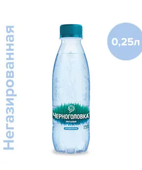 Вода Черноголовка 0,25 л без газа