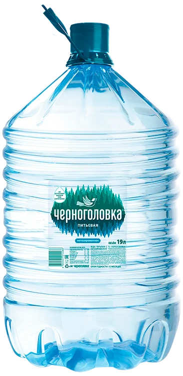 Вода Черноголовка 19 л, одноразовая тара